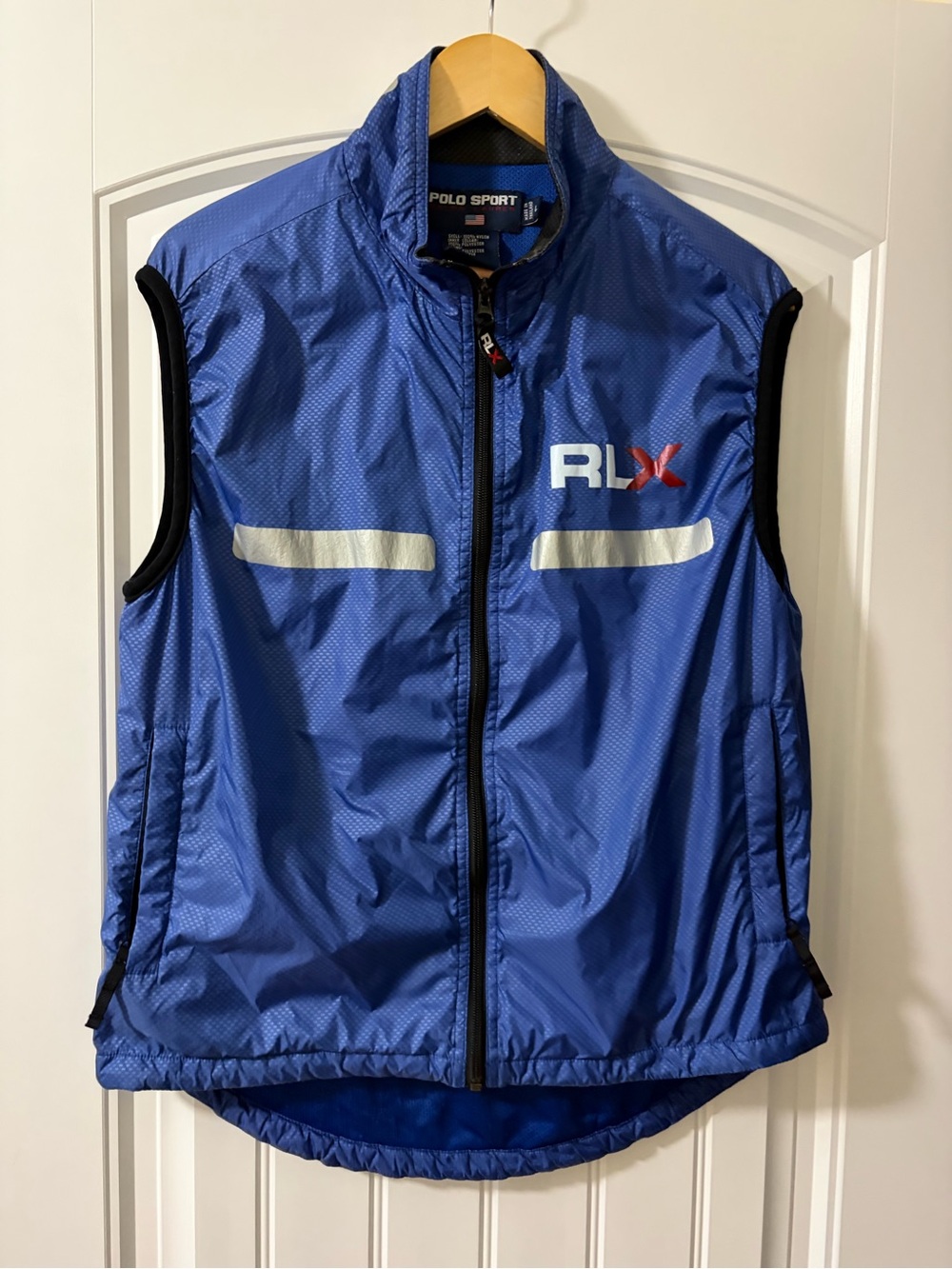Vintage Polo Sport Nylon Vest Size Large